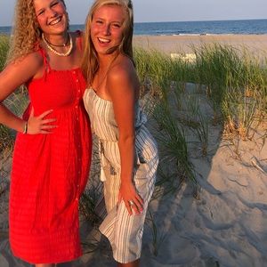 Jumpin Blu Strapless Romper
